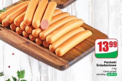 Parówki Śniadaniowe promocja w Dino