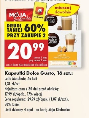 Kawa latte macchiato Nescafe dolce gusto promocja