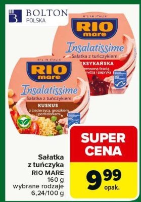 Sałatka z tuńczyka RIO MARE meksykańska, kuskus promocja w Carrefour