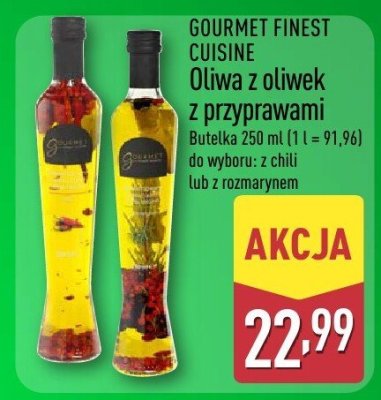 Oliwa z oliwek z przyprawami Gourmet Finest Cuisine promocja w Aldi