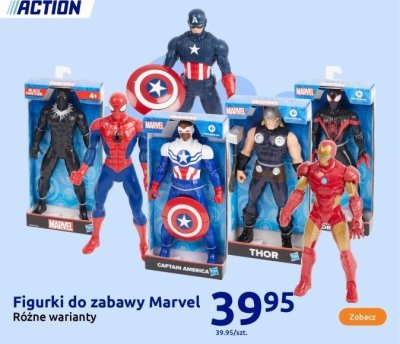 Figurki do zabawy Marvel promocja w Action