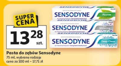 Pasta do zębów Sensodyne 75ml promocja w Auchan