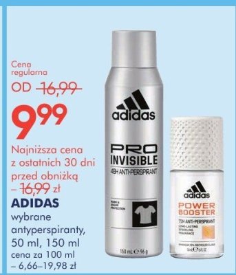 Antyperspirant ADIDAS wybrane antyperspiranty, 50 ml, 150 ml promocja w Super-Pharm