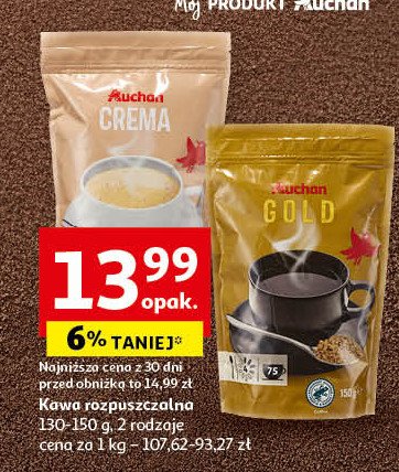 Kawa gold Auchan promocja