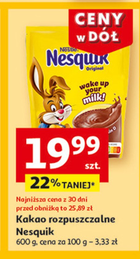 Kakao Nesquik promocja w Auchan