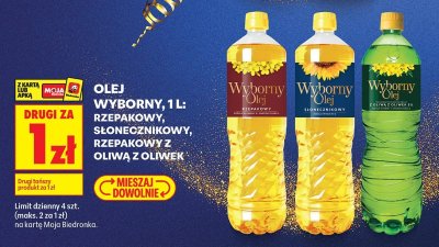 Olej wyborny rzepakowy 1L promocja w Biedronka