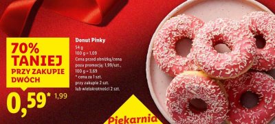 Donut Pinky  promocja w Lidl