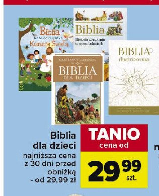 Biblia ilustrowana dla dzieci promocja