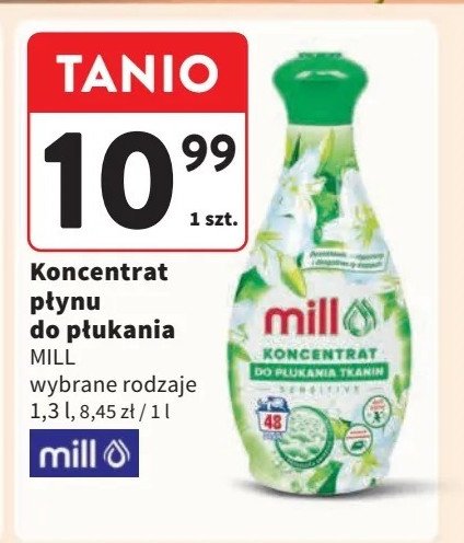 Koncentrat do płukania sensitive MILL promocja