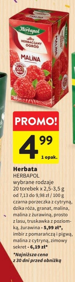 Herbata zimowy sekret Herbapol promocja