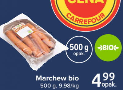 Marchew Carrefour bio promocja