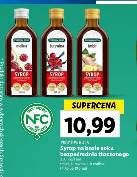 Syrop z 偶urawiny Premium rosa Herbi baby promocja