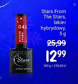 Lakier hybdrydowy 043 Stars from the stars promocja