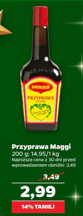 Przyprawa w płynie Winiary maggi promocja w Netto