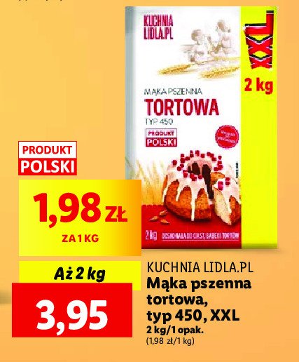Mąka pszenna tortowa Kuchnia lidla.pl promocja