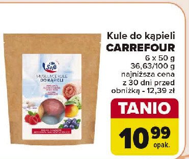 Kule do kąpieli Carrefour soft promocja