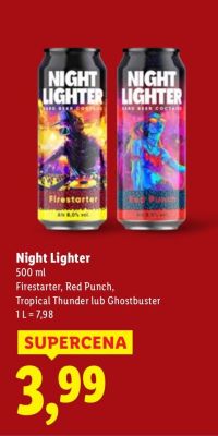 Piwo Red Punch promocja w Lidl