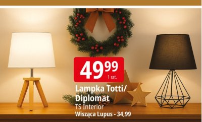 Lampka Totti/Diplomatą TS Interior promocja w Leclerc