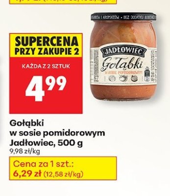Gołąbki w sosie pomidorowym Jadłowiec 500g promocja w Biedronka