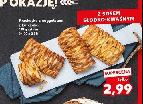 Przekąska z nuggetsami z kurczaka promocja