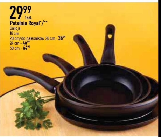 Patelnia royal do nale艣nik贸w 26 cm Galicja promocja