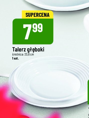 Talerz głęboki 23.6 cm promocja w POLOmarket