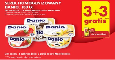 Serek truskawkowy Danone danio promocja