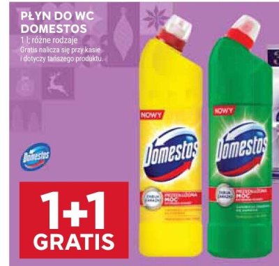 Płyn do WC Domestos promocja w Stokrotka