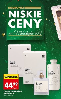Zestaw kosmetyków Made in Lab różne rodzaje promocja w Biedronka