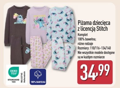 Piżama dziecięca z licencją Stitch komplet różne rodzaje promocja w Aldi