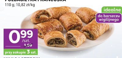 Mini pasztecik z pieczarkami i kapustą Stokrotka promocja w Stokrotka