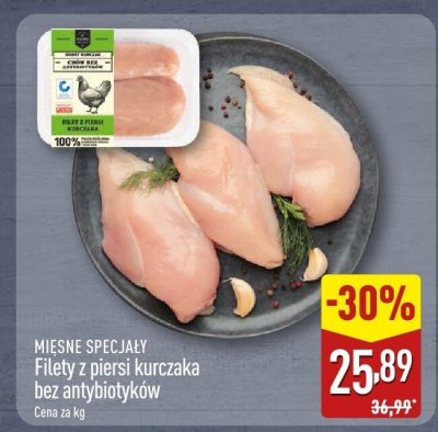 Filety z piersi kurczaka bez antybiotyków promocja w Aldi