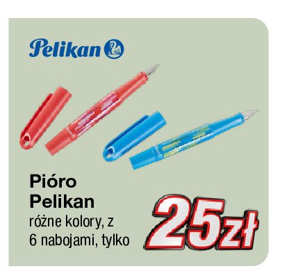 Pióro wieczne junior + naboje Pelikan promocja