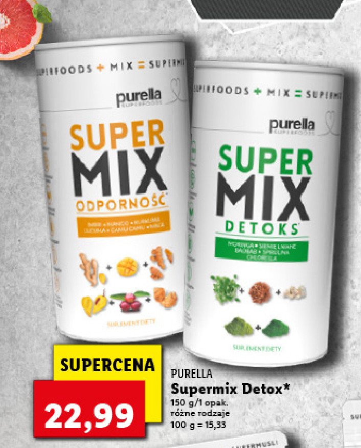 Mieszanka super mix detoks Purella superfoods Purella food promocja