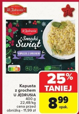 Kapusta z grochem U Jędrusia promocja w Carrefour Market
