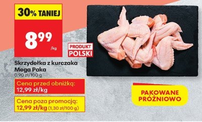 Skrzydełka z kurczaka Mega Paka promocja w Biedronka