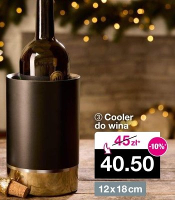 Cooler do wina 12x18cm promocja w Woolworth