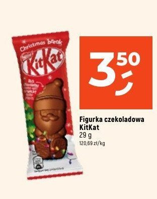 Figurka mikołaj z czekolady Kitkat promocja w Dealz