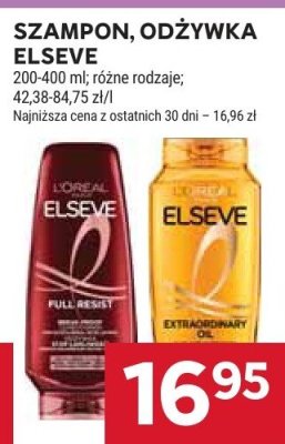Szampon, odżywka Elseve promocja w Stokrotka