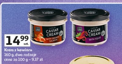 Krem z kawioru Caviar Cream with smoked salmon promocja w Auchan