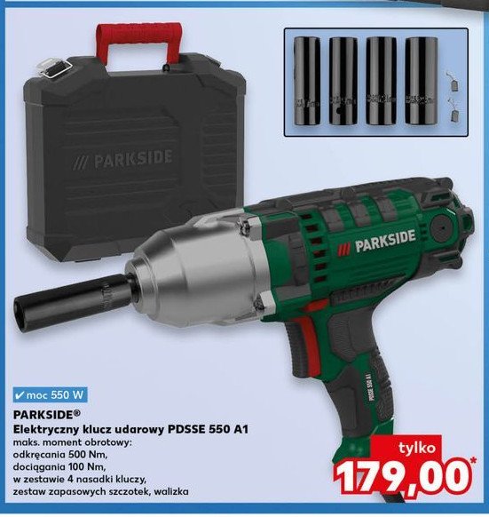 Klucz udarowy 550 w Parkside promocja