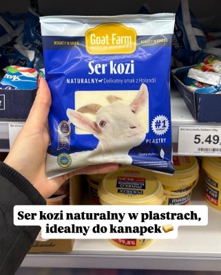 Ser kozi naturalny Goat Farm plastry promocja w Dino