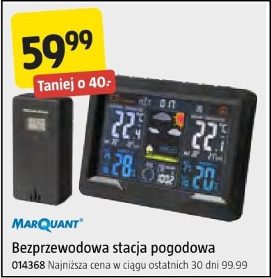 Stacja pogodowa Bezprzewodowa stacja pogodowa MARQUANT promocja w Jula