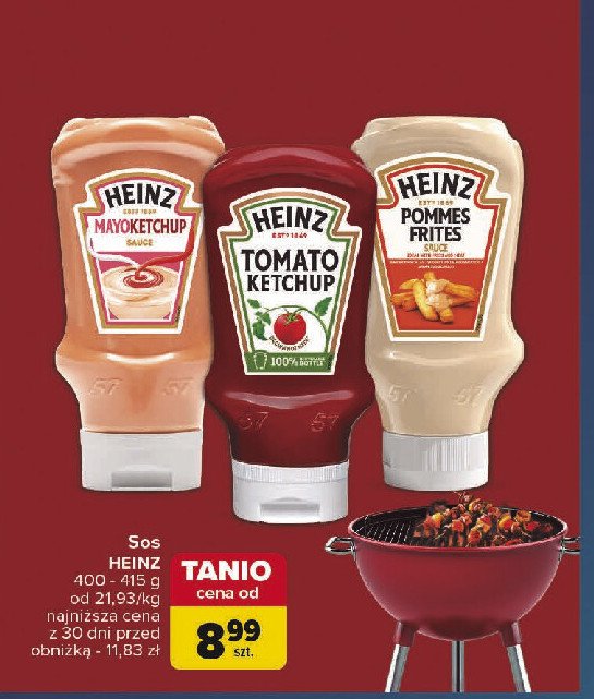 Sos tomato ketchup Heinz promocja