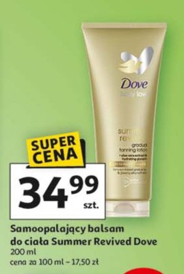 Balsam do ciała summer revived skóra jasna Dove derma spa promocja