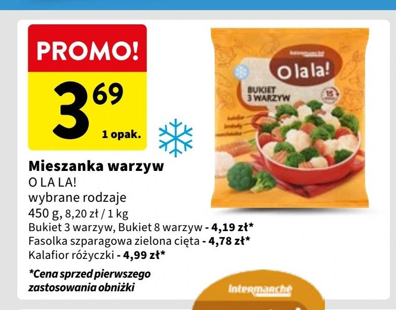 Bukiet 3 warzyw O la la! promocja