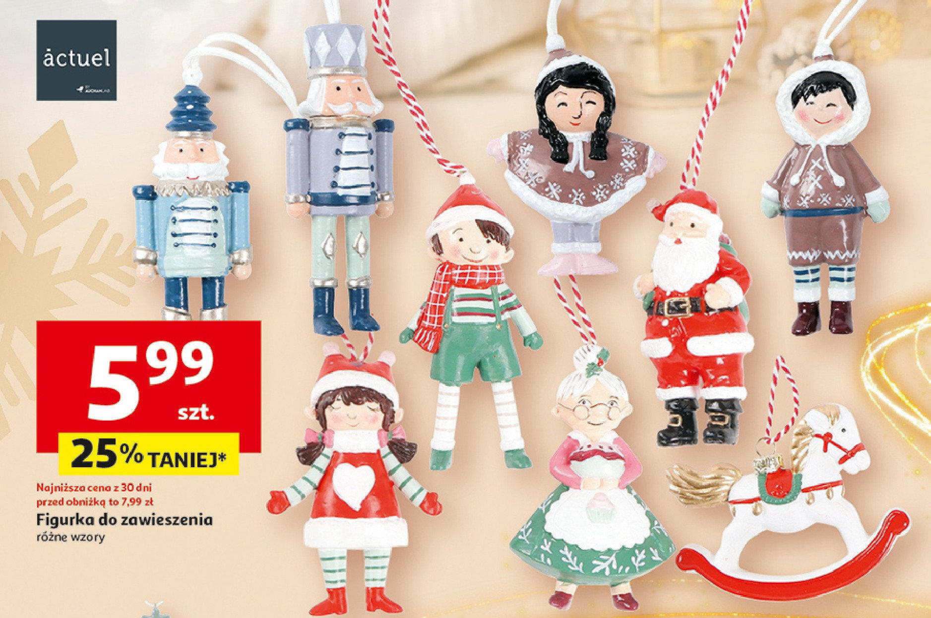 Figurka do zawieszania Actuel promocja w Auchan