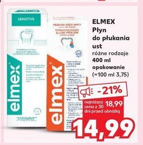 Płyn do płukania jamy ustnej Elmex sensitive plus promocja