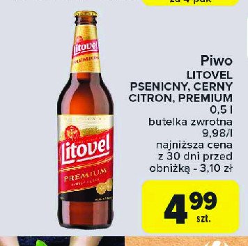 Piwo Litovel premium promocja w Carrefour
