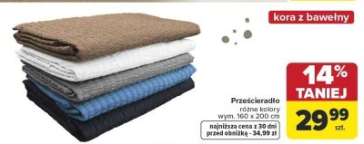Prześcieradło promocja w Carrefour